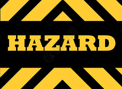危险警告标志牌黄色黑色闪光插图条纹运输背景图片