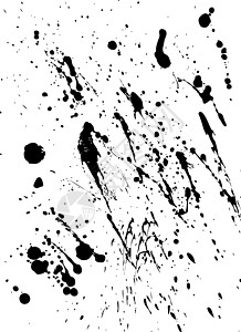 飞盘图标液体飞溅墨水滴水印迹插图斑点黑色原油水滴图片