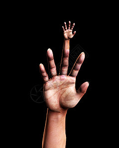手巧手拇指便利手臂手指怪物棕榈数字图片