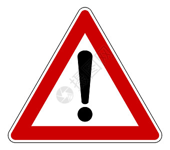 三角三角警示符号交通指令白色冒险三角形红色运输警报背景图片