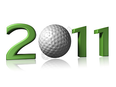 2011年大高尔夫标志背景图片