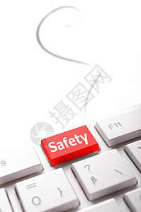 第一级安全投资公平竞争警告互联网危险按钮风险钥匙保险电脑图片