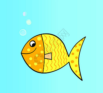 金卡通金鱼图片