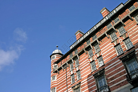 利物浦旧条纹大楼英语砖块角落探索者窗户历史性石头历史瓷砖石板图片