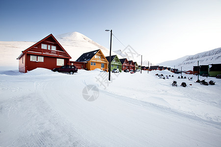 长年城市村庄建筑雪地软管踪迹旅游旅行游客摩托图片