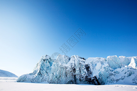 卑尔根风景冰川风景地形蓝色气候冻结海洋场景海岸环境背景