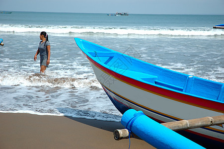 潘干达兰海滩旅行假期海景旅游地平线热带异国风景麻痹情调图片