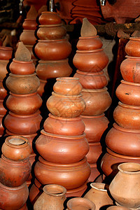 Clay Pots 克莱锅陶器尺码红色尺寸土制背景图片