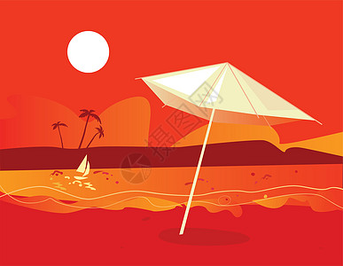 热带热带海滩日落异国剪影棕榈假期太阳海景冲浪天空阴影海洋图片