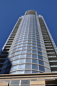 奥斯汀得克萨斯州高中高层建筑高楼反射图片