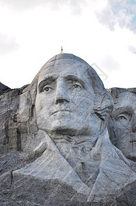 南达科他州拉什莫尔山国家岩石纪念碑雕像公吨雕塑图片