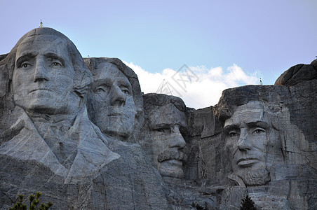 南达科他州拉什莫尔山雕塑岩石国家公吨雕像纪念碑图片