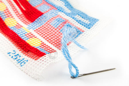 呜缝纫衣服线圈钩针卷轴棉布羊肉伤口编织爱好图片