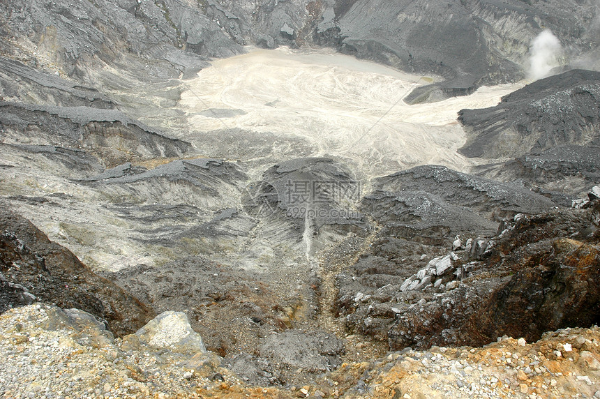 塔古库班普腊胡火山坑社会爬坡旅行火山艺术乐趣娱乐快感闲暇家庭图片