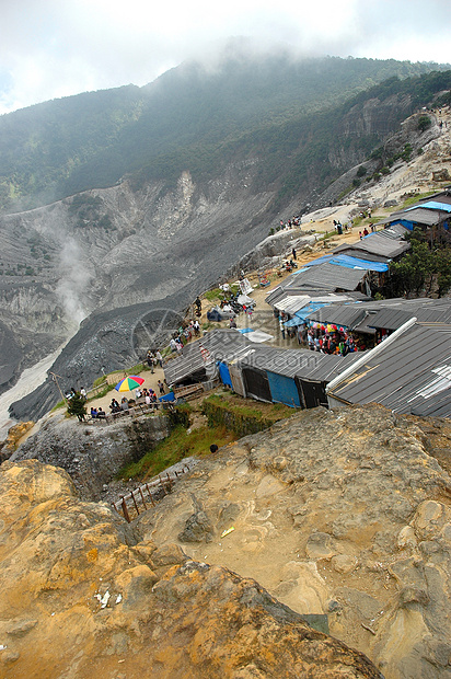 塔古库班普腊胡火山坑家庭艺术旅行传奇薄雾社会娱乐旅游闲暇乐趣图片