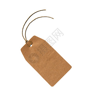 吊牌标签零售商品化棕色绳索徽章价格案卷空白行李贴纸图片