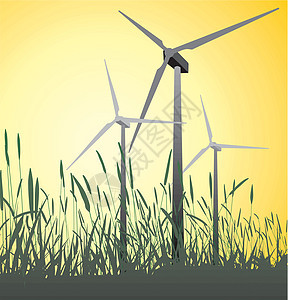 风风涡轮保护环境力量风车绿色桅杆活力生物学发电机刀刃图片