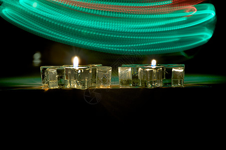 圣诞节蜡烛烛光火焰装饰品饰品庆典背景图片