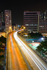 城市夜幕运动速度市中心大街景观风景运输汽车交通戏剧性图片