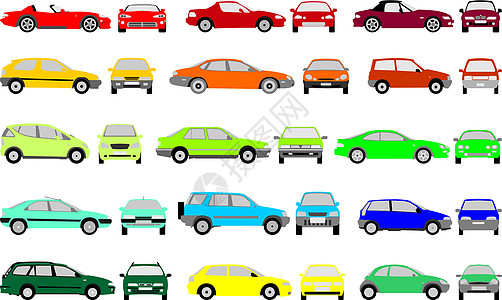 福特全顺彩色汽车设计图片