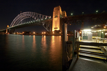 港桥天际反射城市旅行旅游码头地标图片