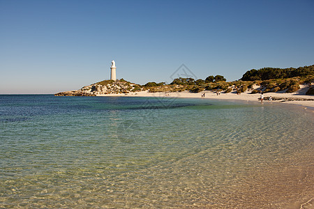 Rottnest 灯塔海洋地标历史海滩导航旅行建筑学假期援助建筑图片