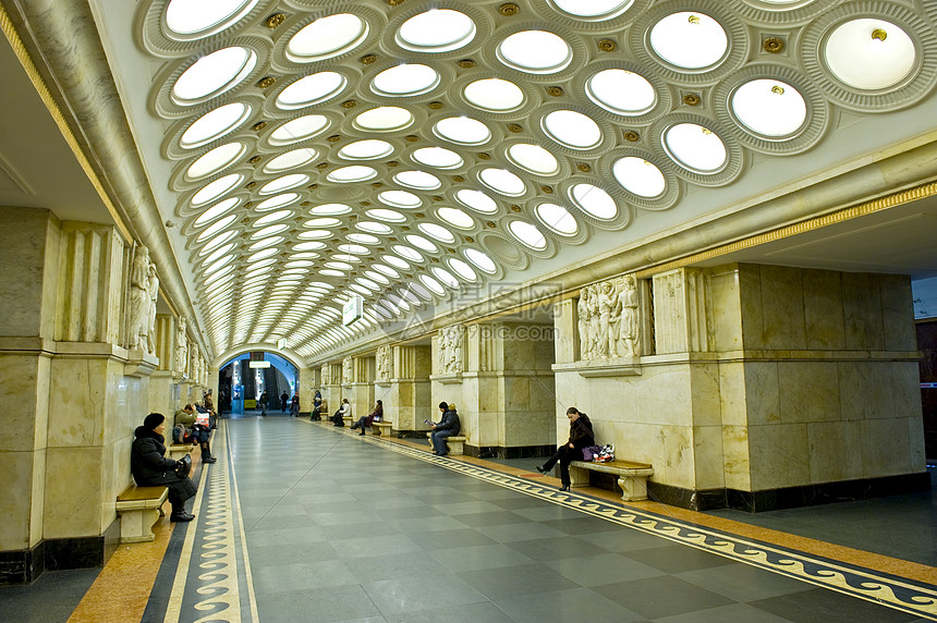 莫斯科地铁乘客小时过境速度压力职业人群城市生活成人图片