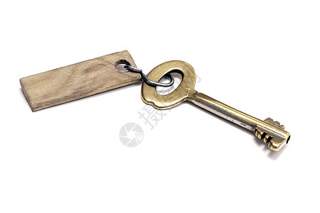 密钥关键键戒指钥匙安全白色金子标签金属开锁图片