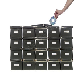 储存箱盒子档案病房光盘静物大法官白色办公室储物盒样本图片