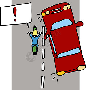 摩托车事故损害危险艺术车辆卡通片碰撞隔断车道发动机涂鸦图片