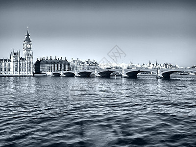 威斯敏寺桥黑色全景英语议会王国天际白色房屋图片