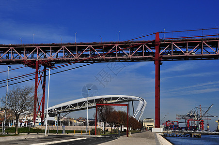 大海落日桥路口海岸火车国家渡船联盟景观城市街道旅行背景