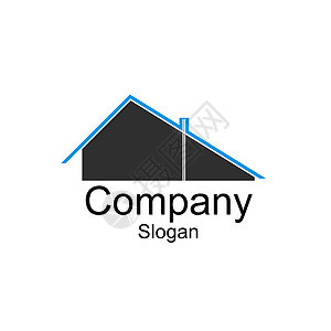 Logo 指向商业房地产财产口号白色插图代理人图片