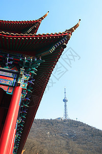 宗教建筑建设屋檐旅行铭文寺庙横版招牌广告造型对联雕刻图片