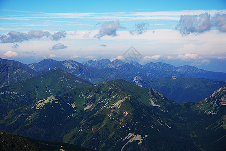 塔特里山冒险山峰海拔顶峰热情背景图片