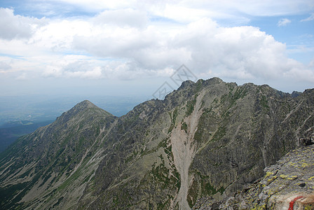 塔特里山山峰热情顶峰海拔山脉背景图片