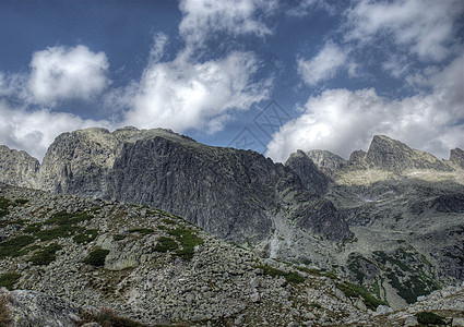 塔特里山顶峰海拔山峰山脉热情背景图片