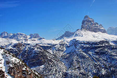 2007年意大利多洛米特阿尔卑斯山冬自行车山地享受旅行桌面假期全景娱乐森林天空图片