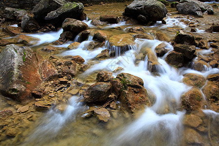 中国云台山的瀑水和级联吸引力运动旅游地质瀑布岩石踪迹力量蓝色运泰图片