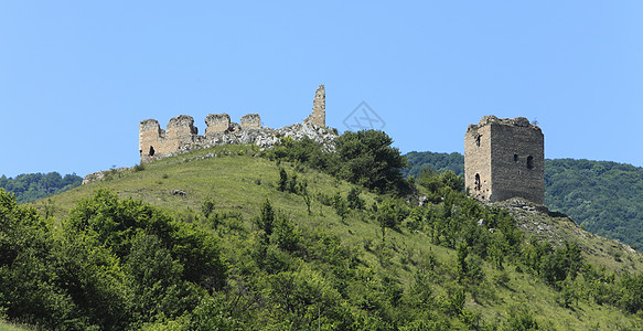 科尔特斯提堡垒地标历史旅游墙壁岩石城堡废墟纪念碑防御旅行图片