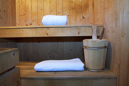 桑萨保健浴室卫生蒸汽木头闲暇桑拿健康座位温泉图片