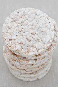 饭饼盘白色年糕小吃麻布营养饮食圆形材料生物图片