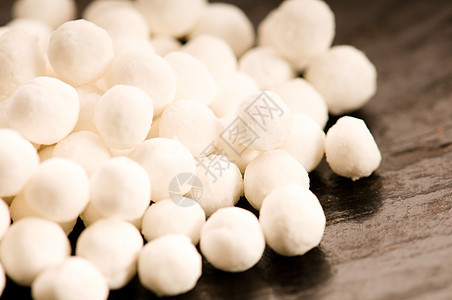 白木薯珍珠白色植物波霸烹饪食物淀粉小吃甜点木薯气泡图片