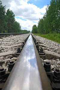 旧钢铁铁路轨迹图片