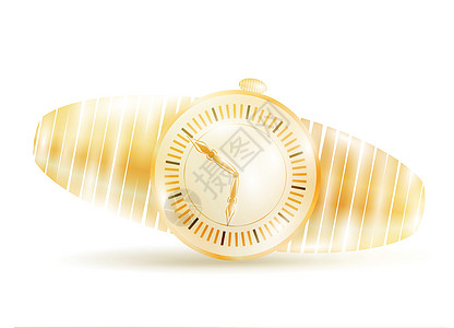 金表码表手表插图钟表配饰奢华计时礼物时间小时背景图片