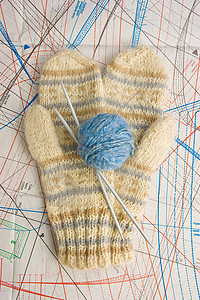 带有线条用于编织的球球羊毛爱好针线针织品网络背景图片