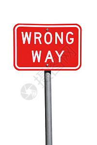 错误的交通路标 - 澳大利亚目前的道路标志 孤立图片