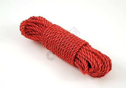 红绳尼龙线圈棉布线程红色环形细丝编织领带图片