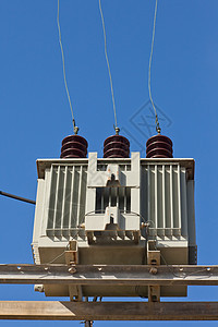 高压变压器活力导体通量绝缘设施变电站高压天空电压网格图片