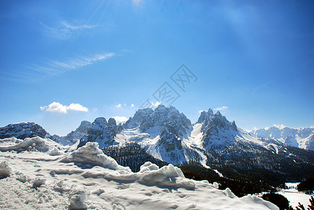 2007年意大利多洛米特阿尔卑斯山冬山地高山旅行滑雪者天空娱乐享受滑雪桌面假期图片
